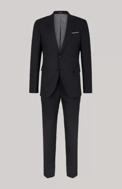 Haspar-Bloom Suit in Dark Blue mélange