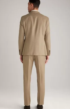 Haspar-Bloom Suit in Flecked Grey mélange