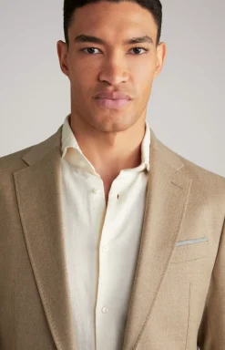 Haspar-Bloom Suit in Flecked Grey mélange