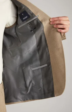 Haspar-Bloom Suit in Flecked Grey mélange