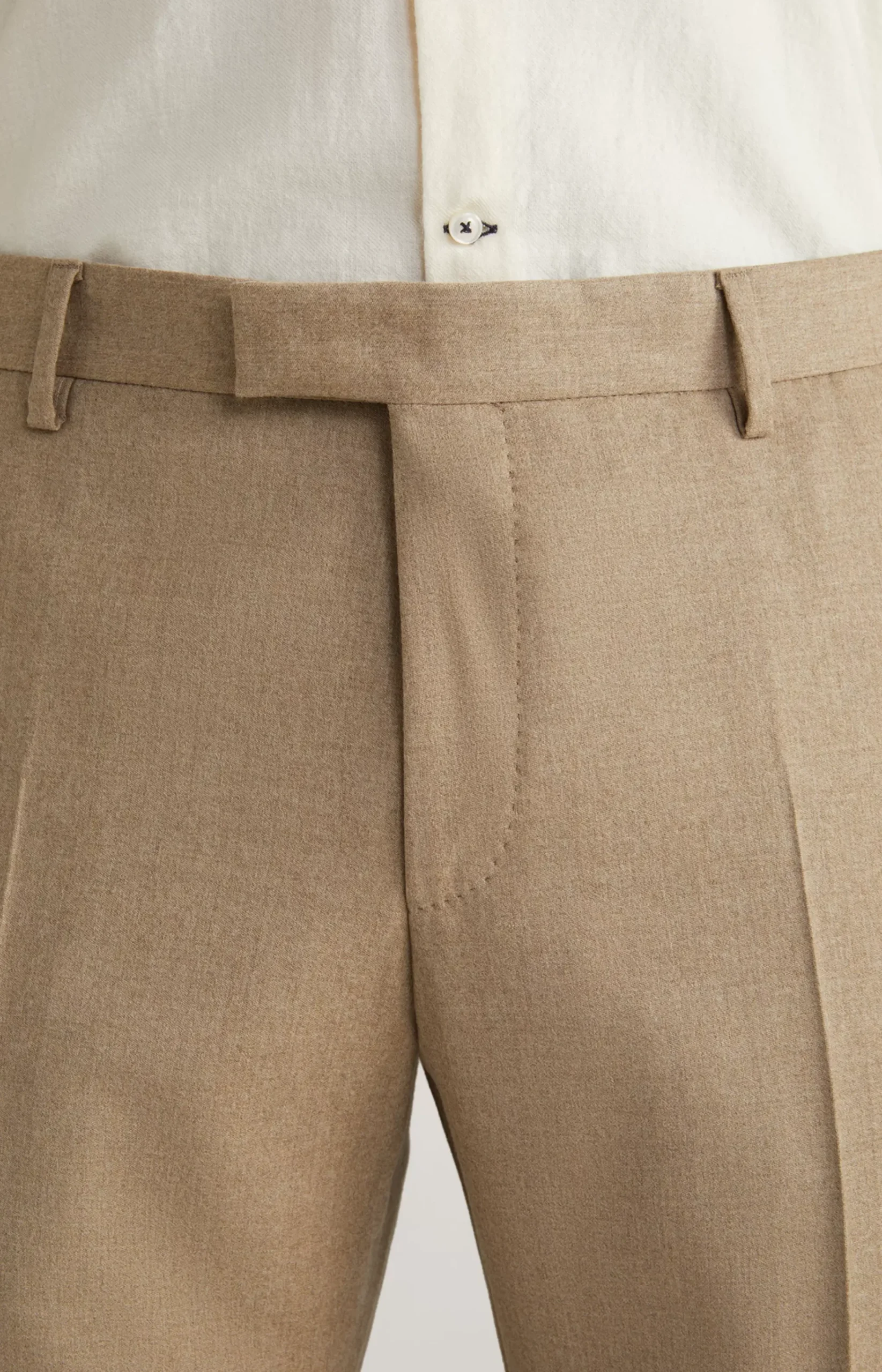 Haspar-Bloom Suit in Flecked Grey mélange