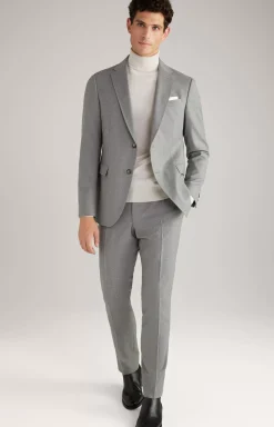 Haspar-Bloom Suit in Flecked Grey