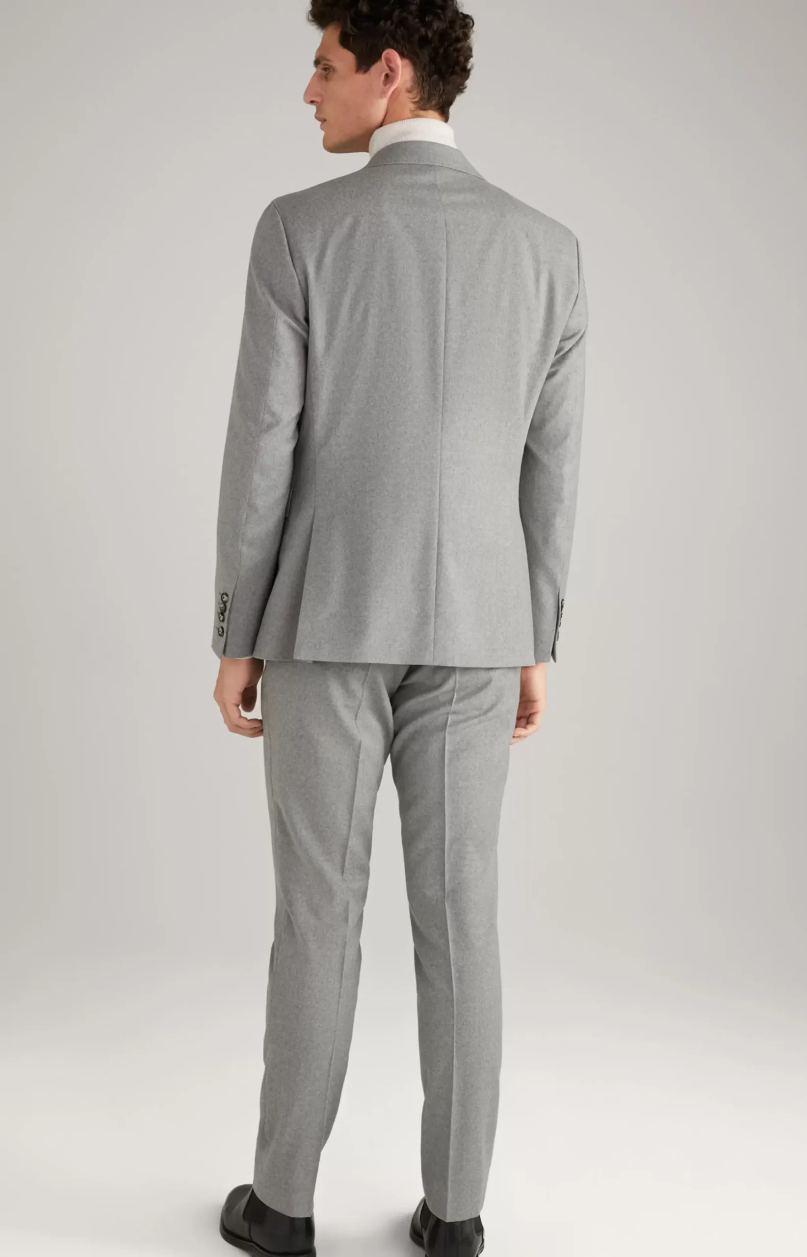 Haspar-Bloom Suit in Flecked Grey