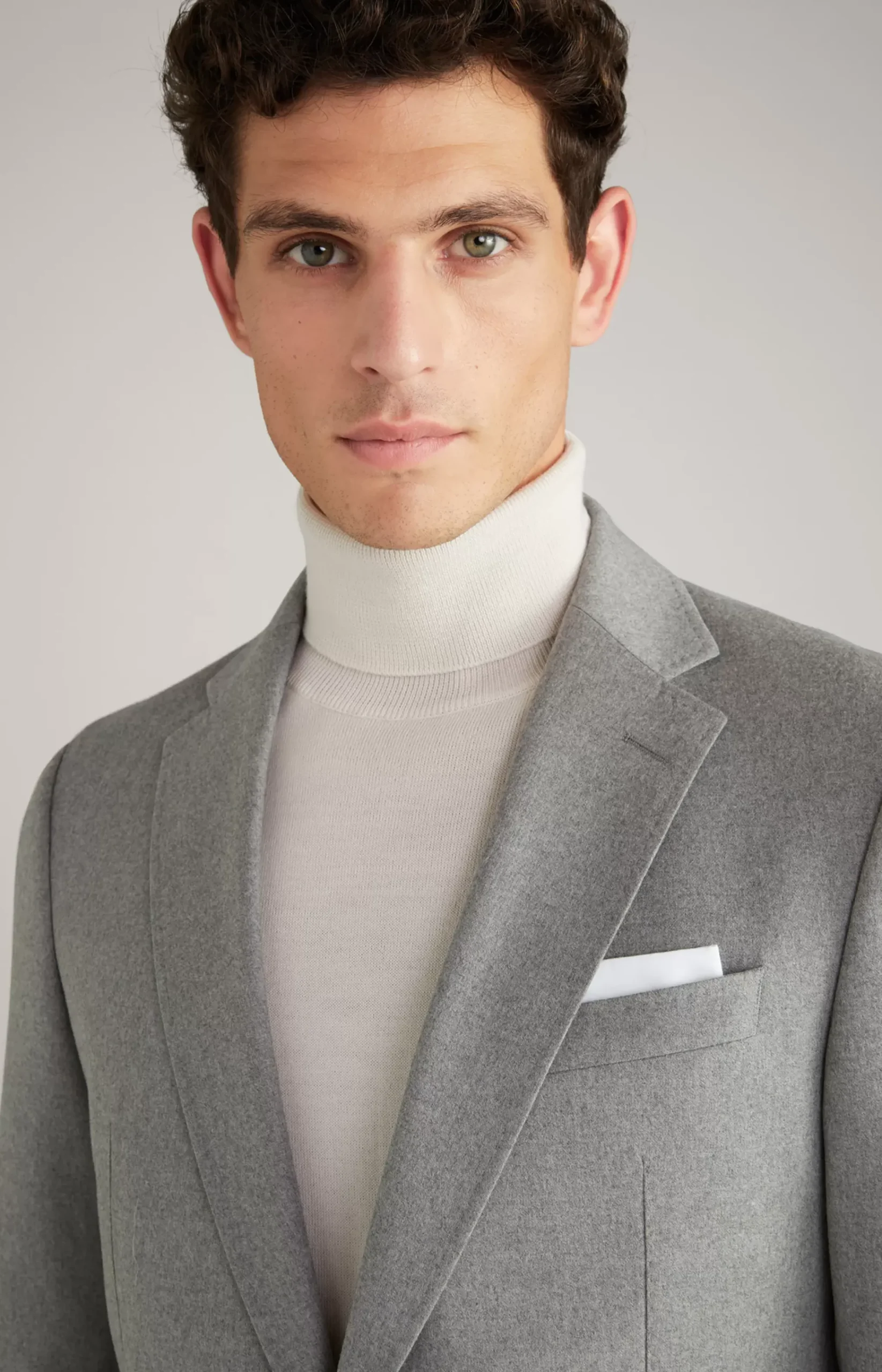 Haspar-Bloom Suit in Flecked Grey