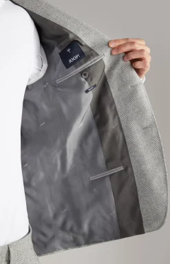 Haspar-Bloom Virgin Wool Suit in Light Grey