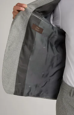 Haspar-Bloom Virgin Wool Suit in Light Grey