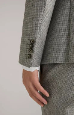 Haspar-Bloom Virgin Wool Suit in Light Grey