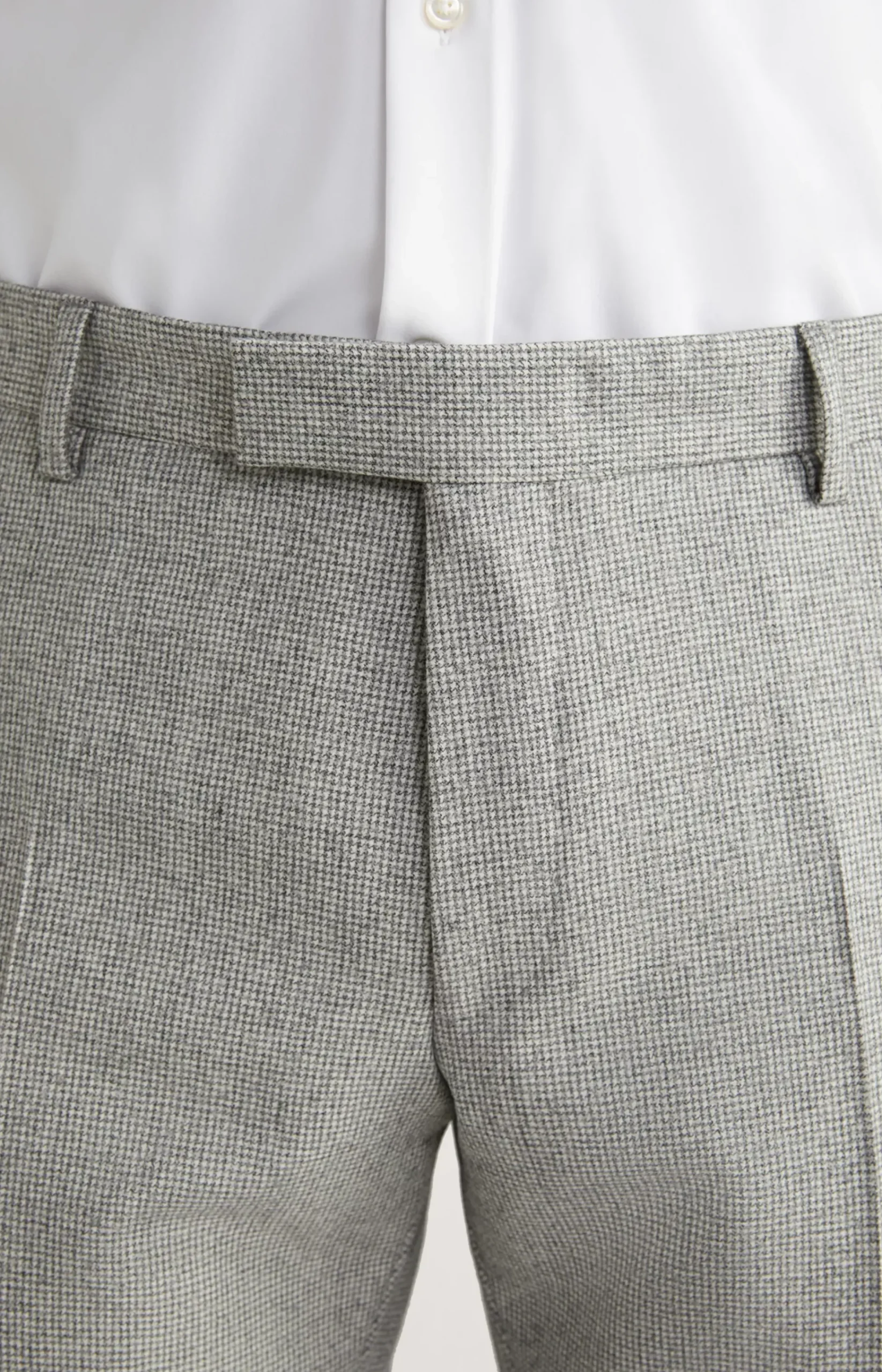 Haspar-Bloom Virgin Wool Suit in Light Grey