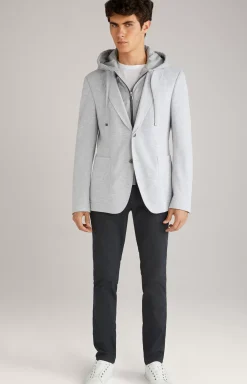 Havardy Jacket in Mottled Light Grey