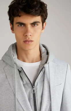Havardy Jacket in Mottled Light Grey