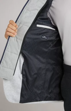 Havardy Jacket in Mottled Light Grey