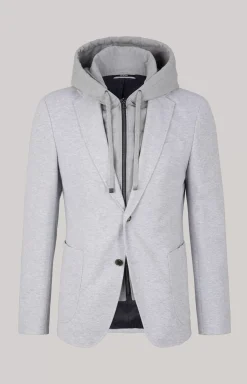 Havardy Jacket in Mottled Light Grey