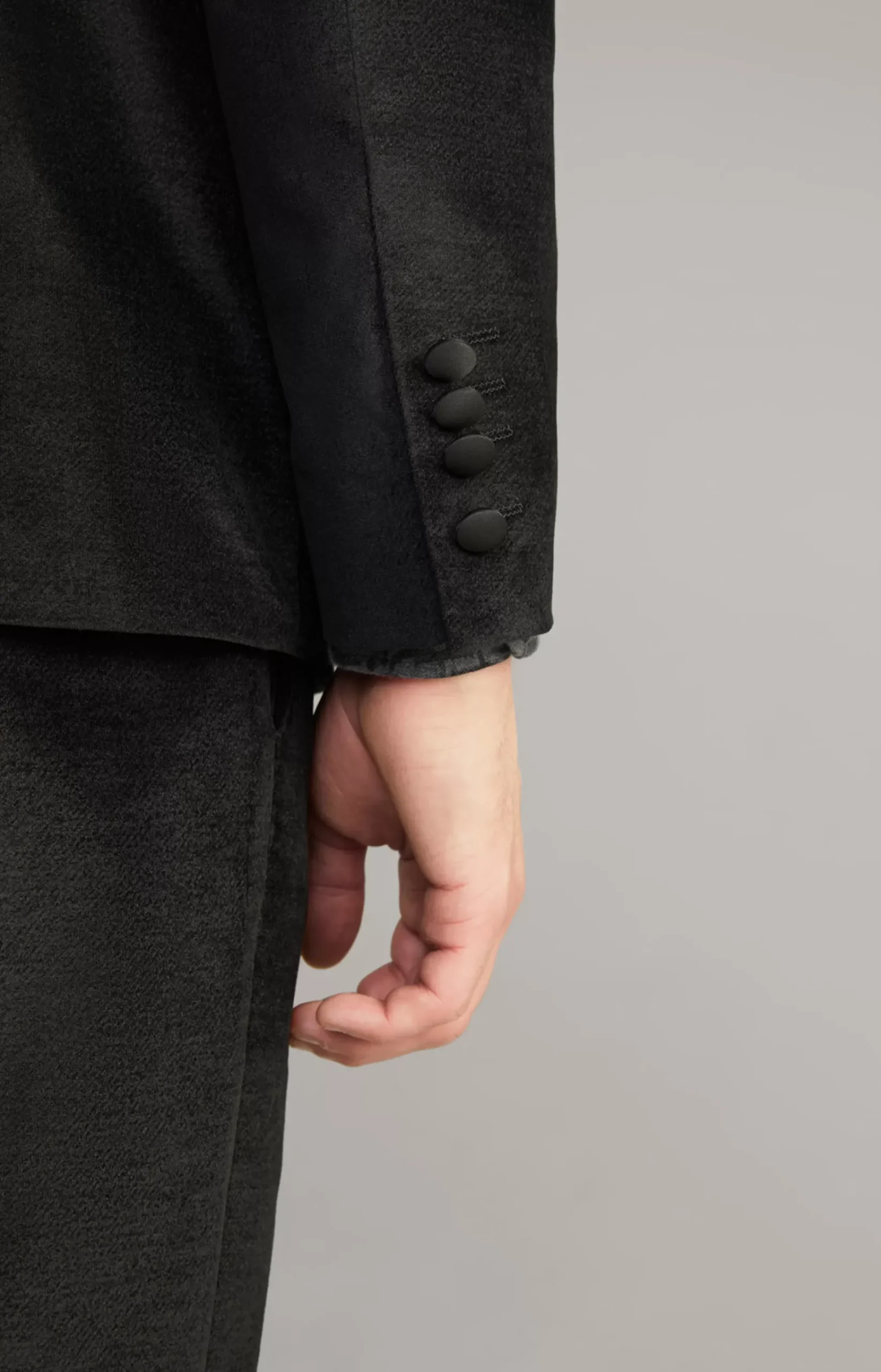 Hawker Modular Wedding Jacket in Black