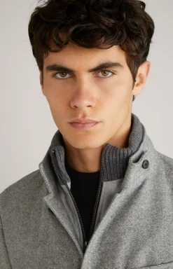 Hectar Jacket in Grey Marl
