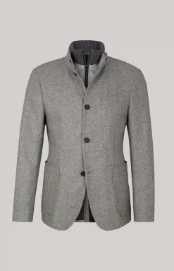 Hectar Jacket in Grey Marl