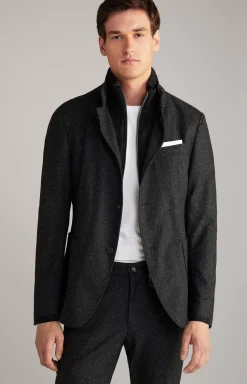 Hectar Jacket in Mottled Black