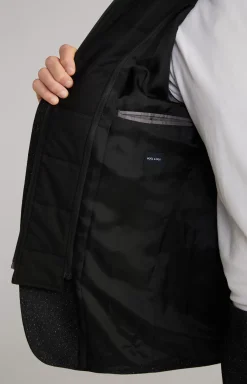 Hectar Jacket in Mottled Black
