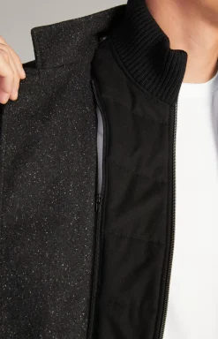 Hectar Jacket in Mottled Black
