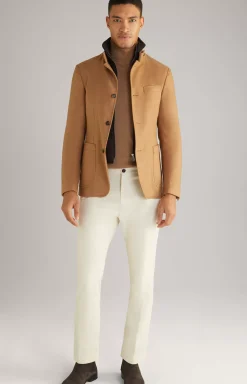 Hectar Wool Mix Jacket in Brown