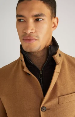 Hectar Wool Mix Jacket in Brown