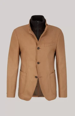 Hectar Wool Mix Jacket in Brown