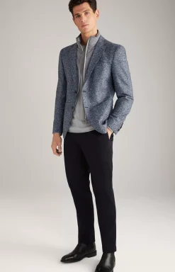 Hecton Jacket in a Blue and White Pattern