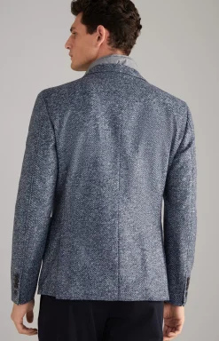 Hecton Jacket in a Blue and White Pattern