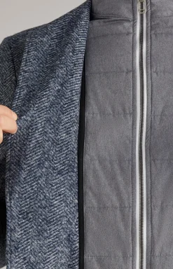 Hecton Jacket in a Blue and White Pattern