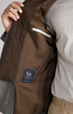 Hecton Jacket in Dark Grey Melange
