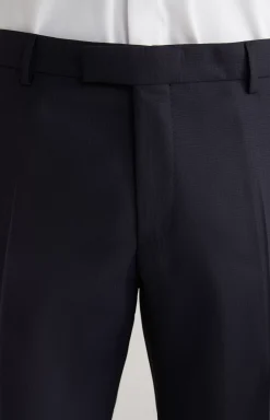 Herby Blayr Virgin Wool Suit in Dark Blue