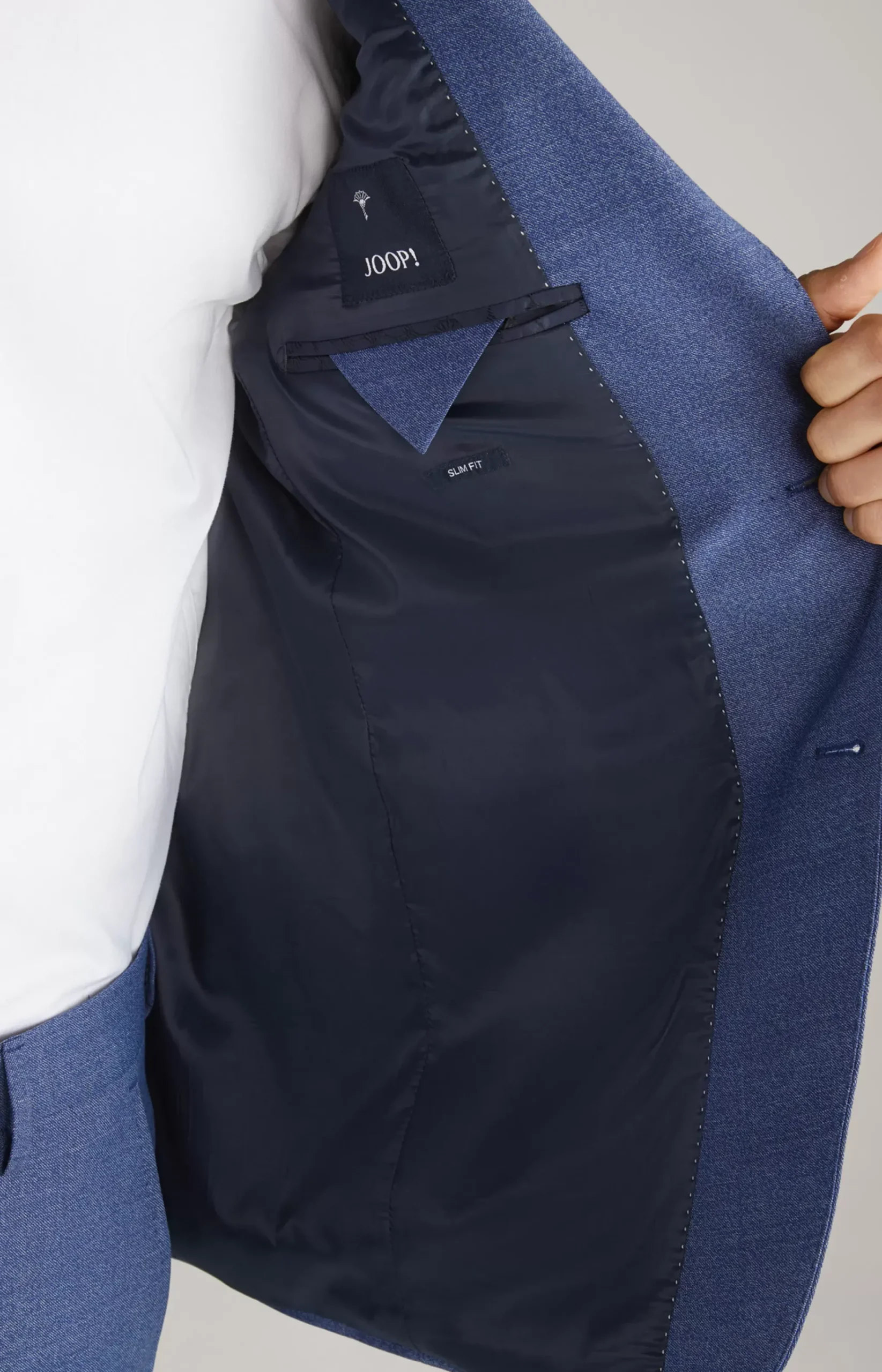Herby Modular Jacket in Blue Marl