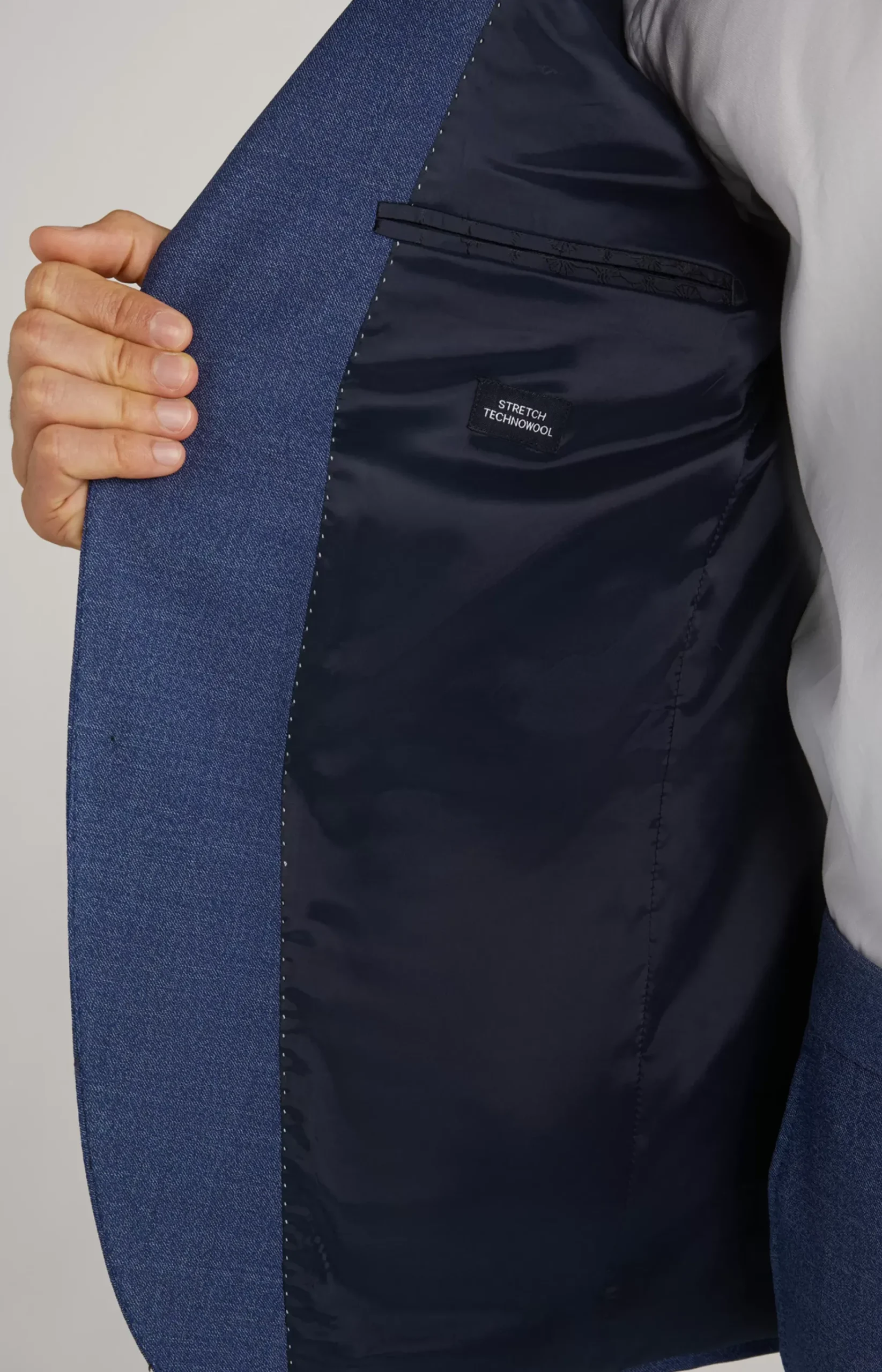 Herby Modular Jacket in Blue Marl