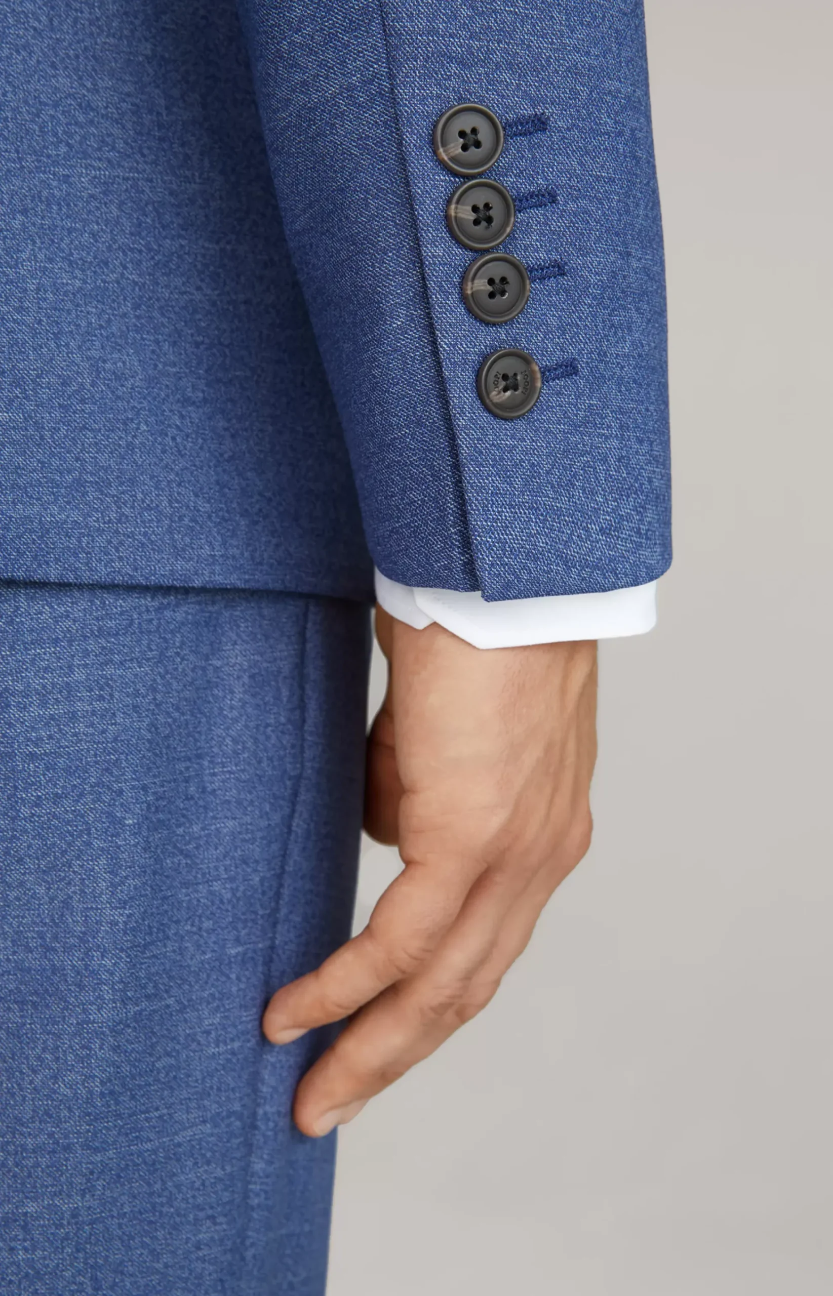 Herby Modular Jacket in Blue Marl
