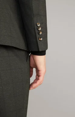 Herby Modular Jacket in Green Check