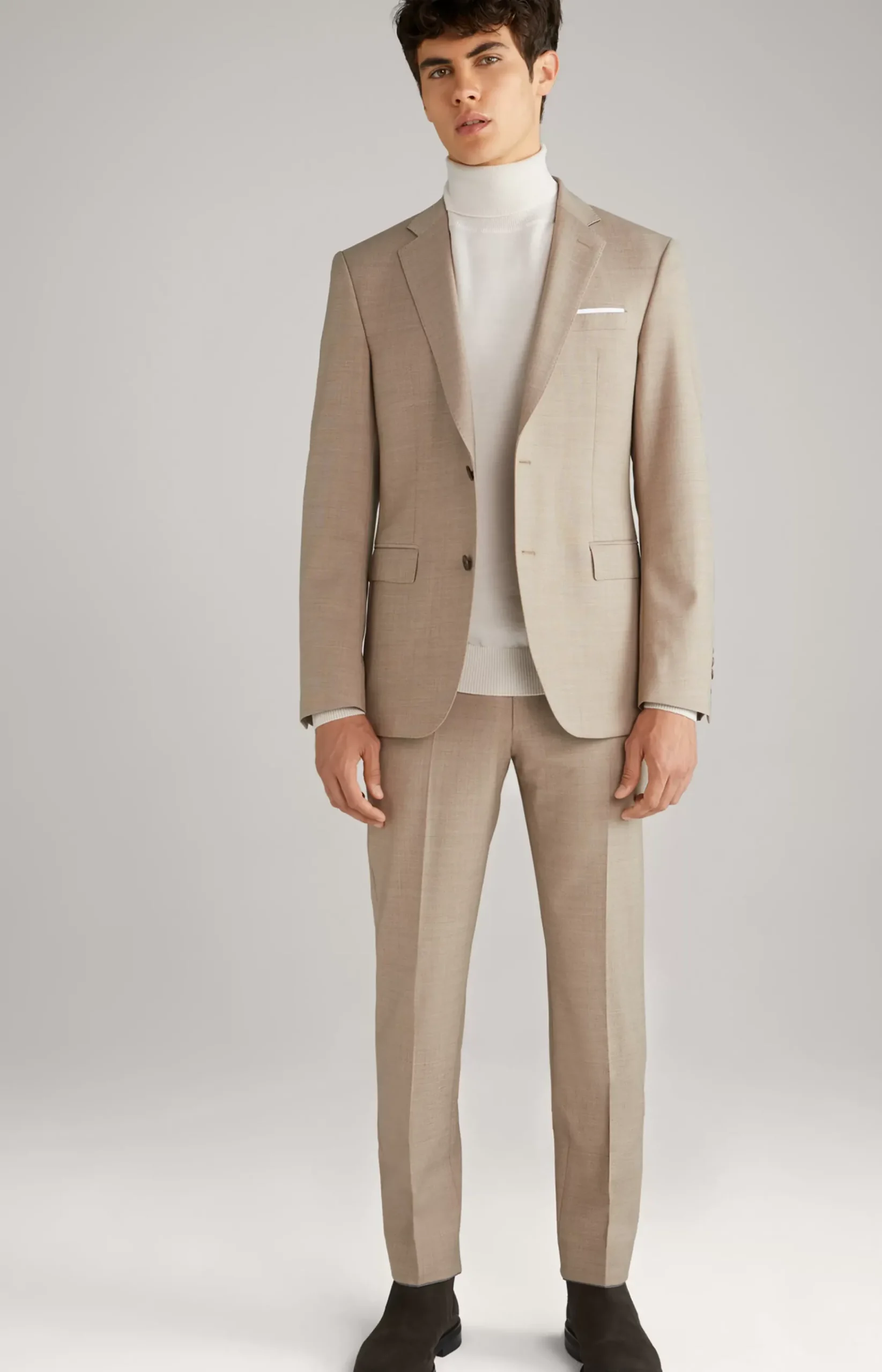 Herby Modular Jacket in Light Brown Marl