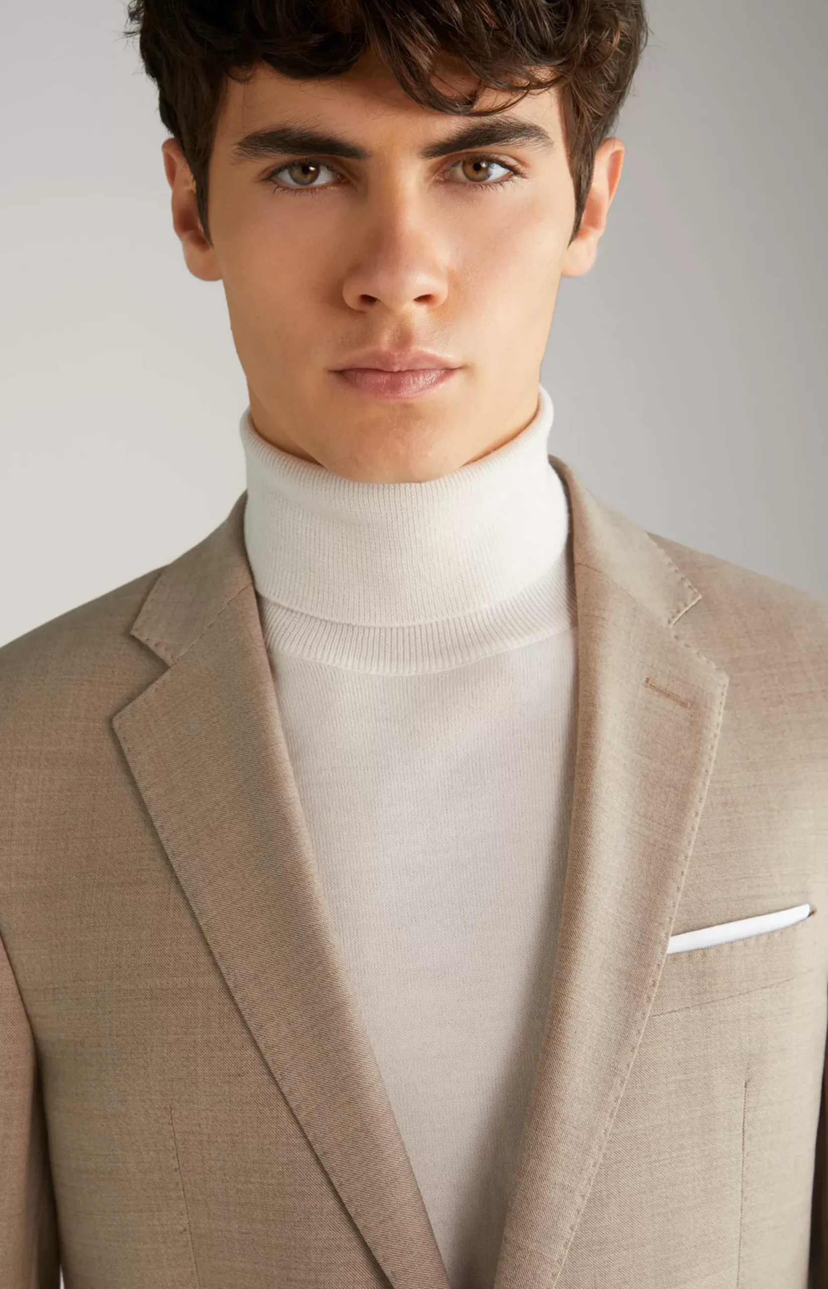 Herby Modular Jacket in Light Brown Marl