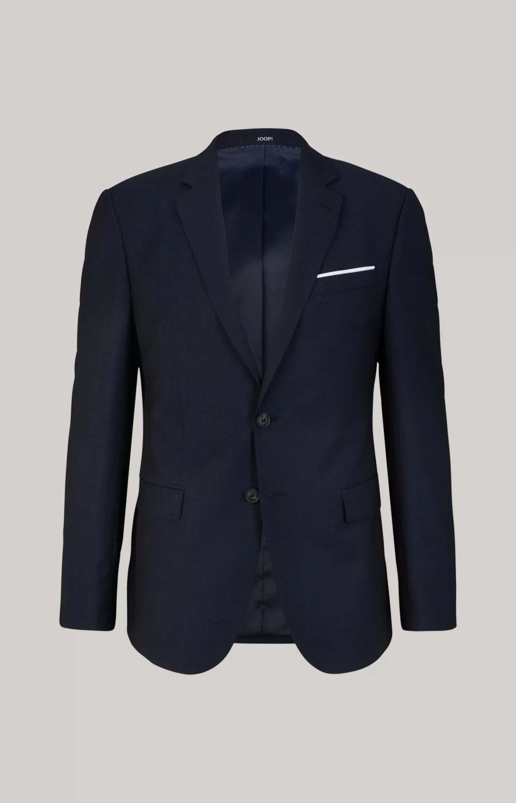 Herby Virgin Wool Modular Jacket in Navy Textured