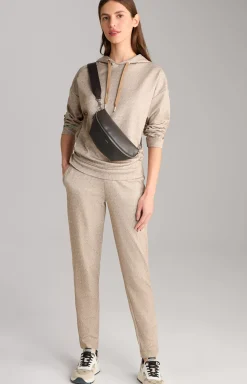 Hoodie in a Beige Pattern