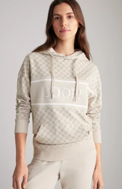 Hoodie in a Light Brown Pattern