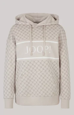 Hoodie in a Light Brown Pattern