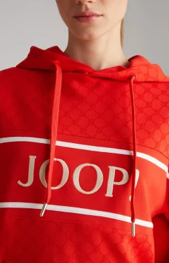 Hoodie in a Red Pattern