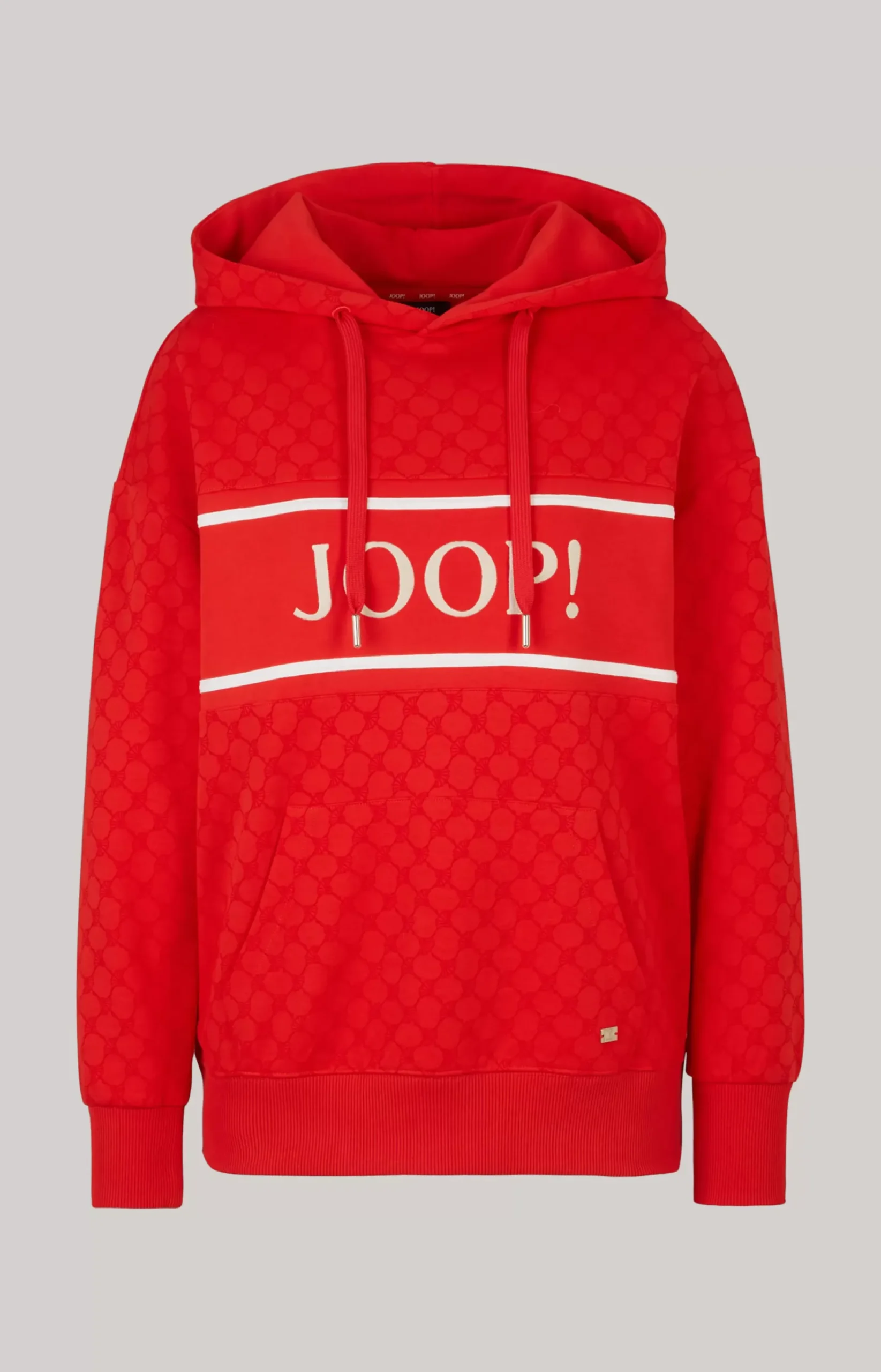 Hoodie in a Red Pattern