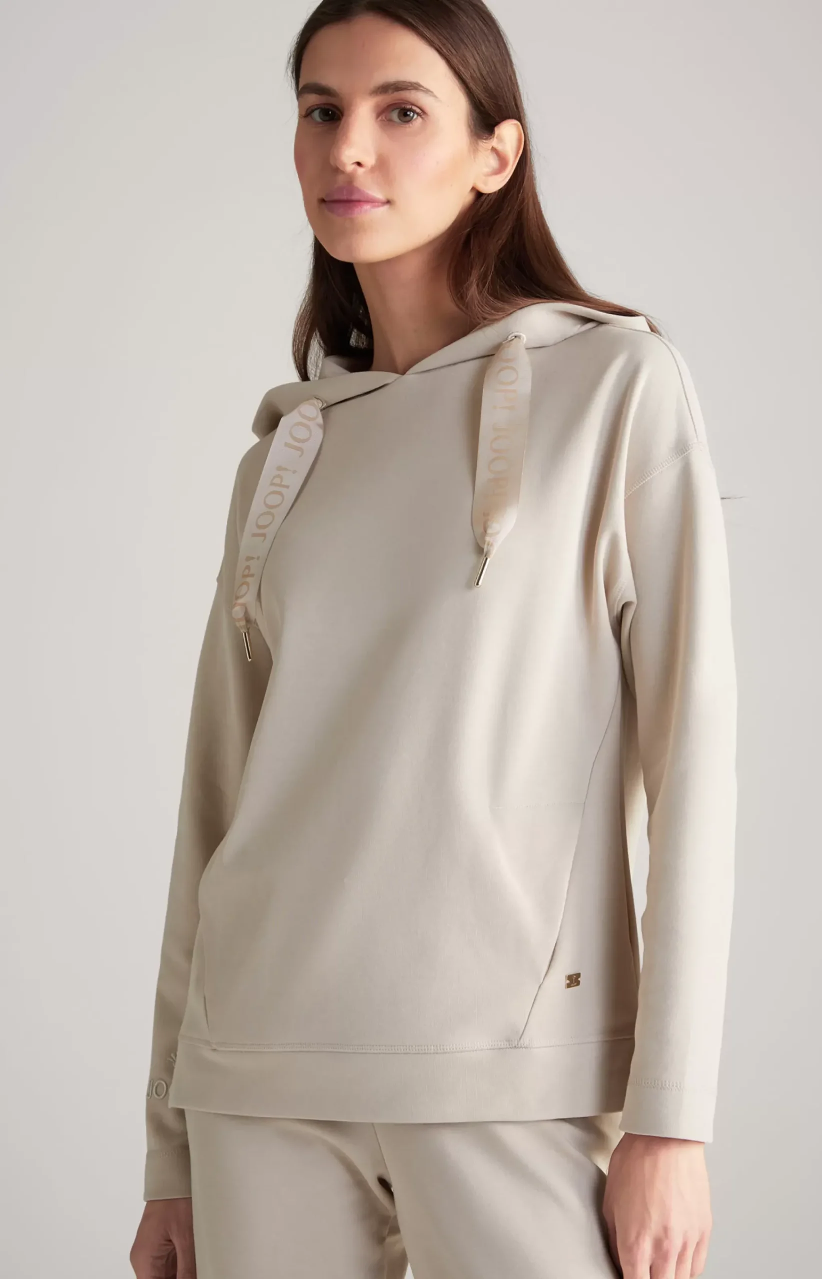 Hoodie in Beige