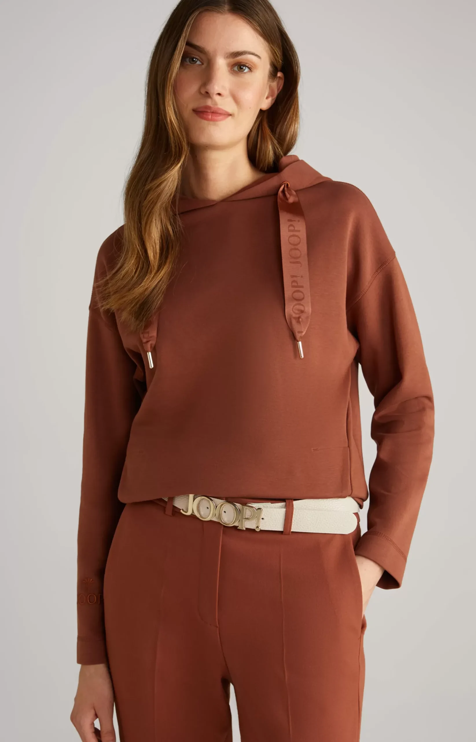 Hoodie in brown