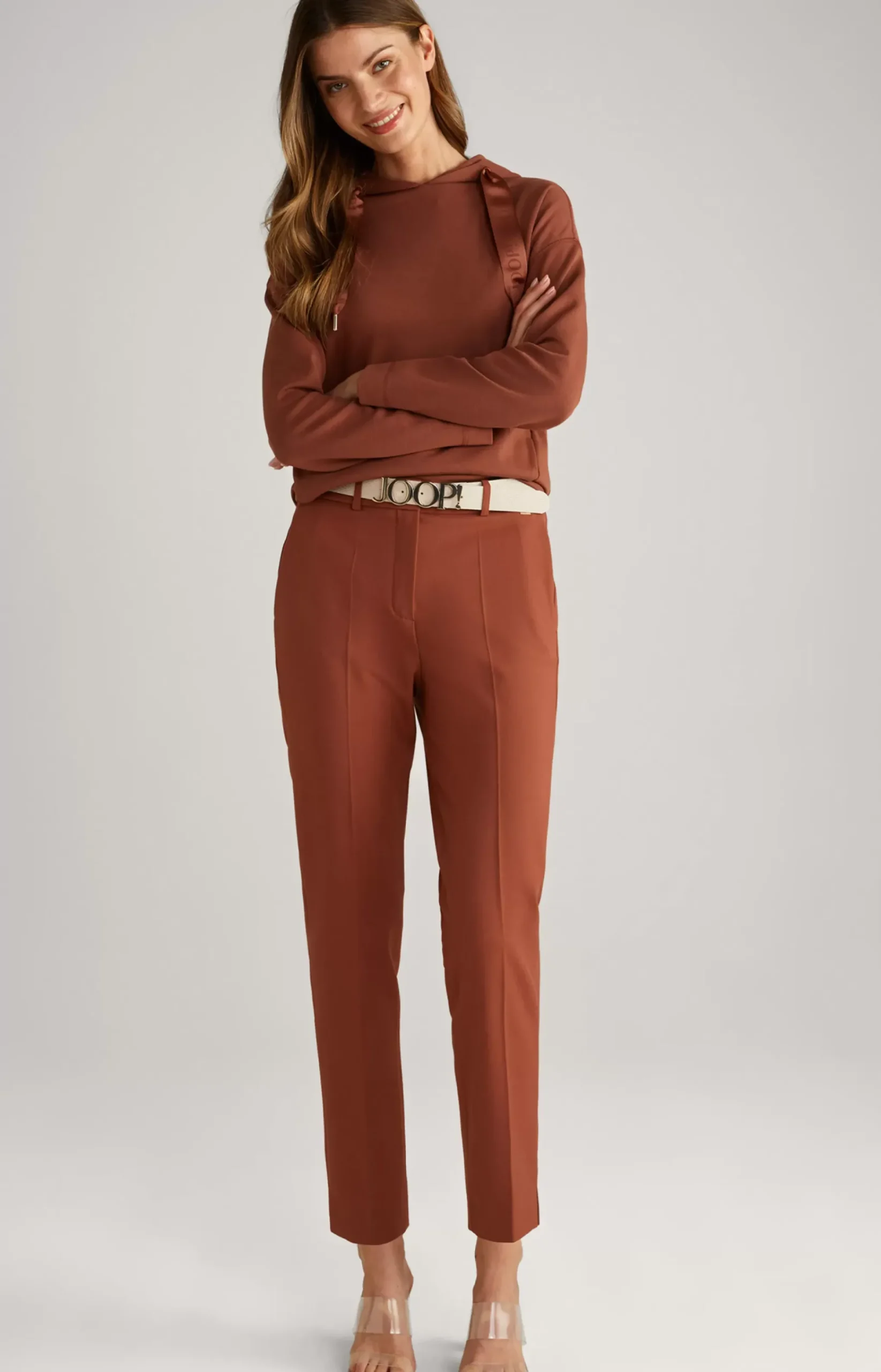 Hoodie in brown