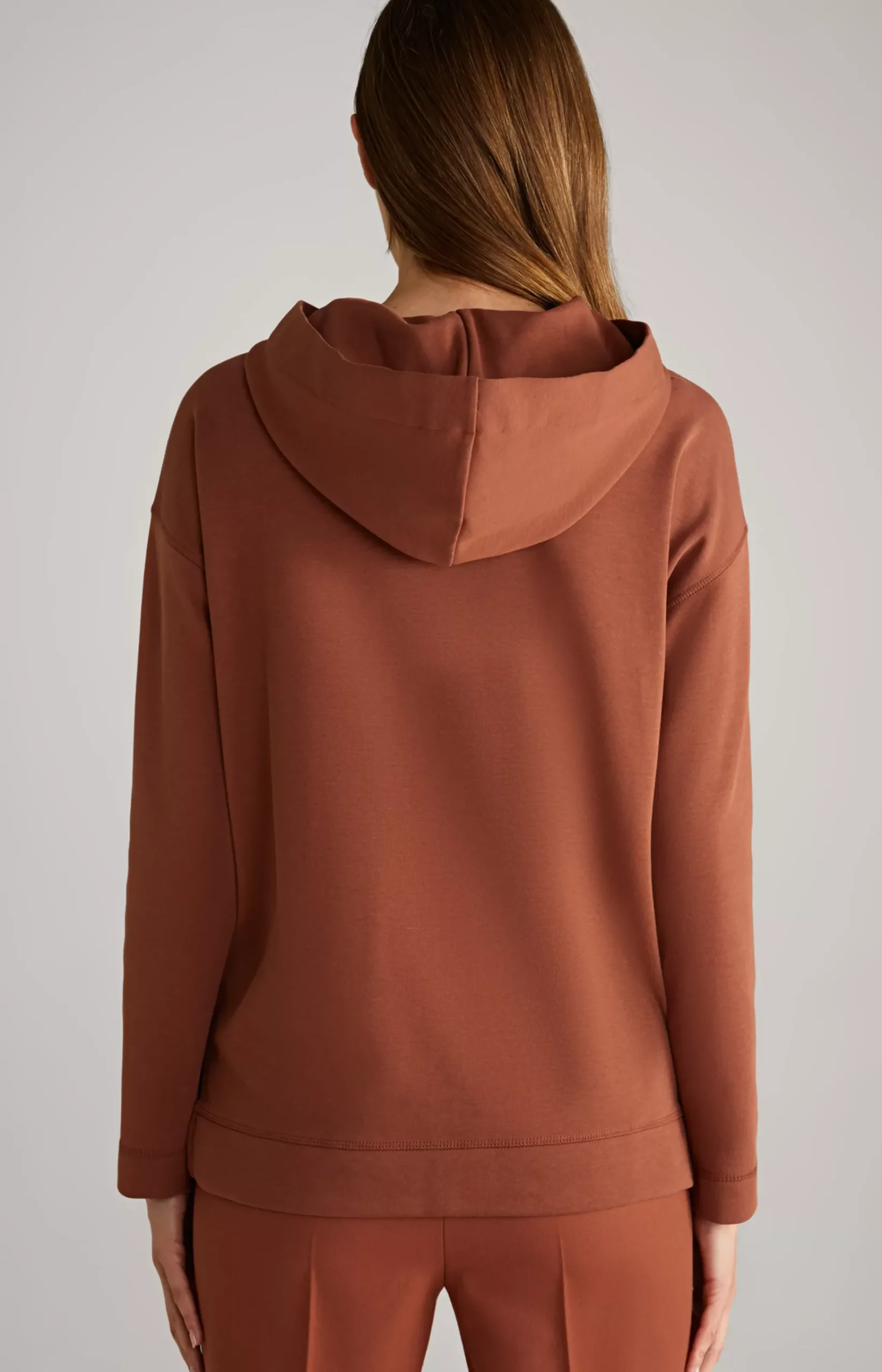 Hoodie in brown