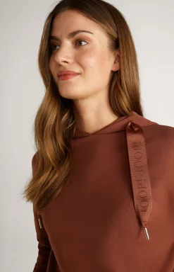 Hoodie in brown