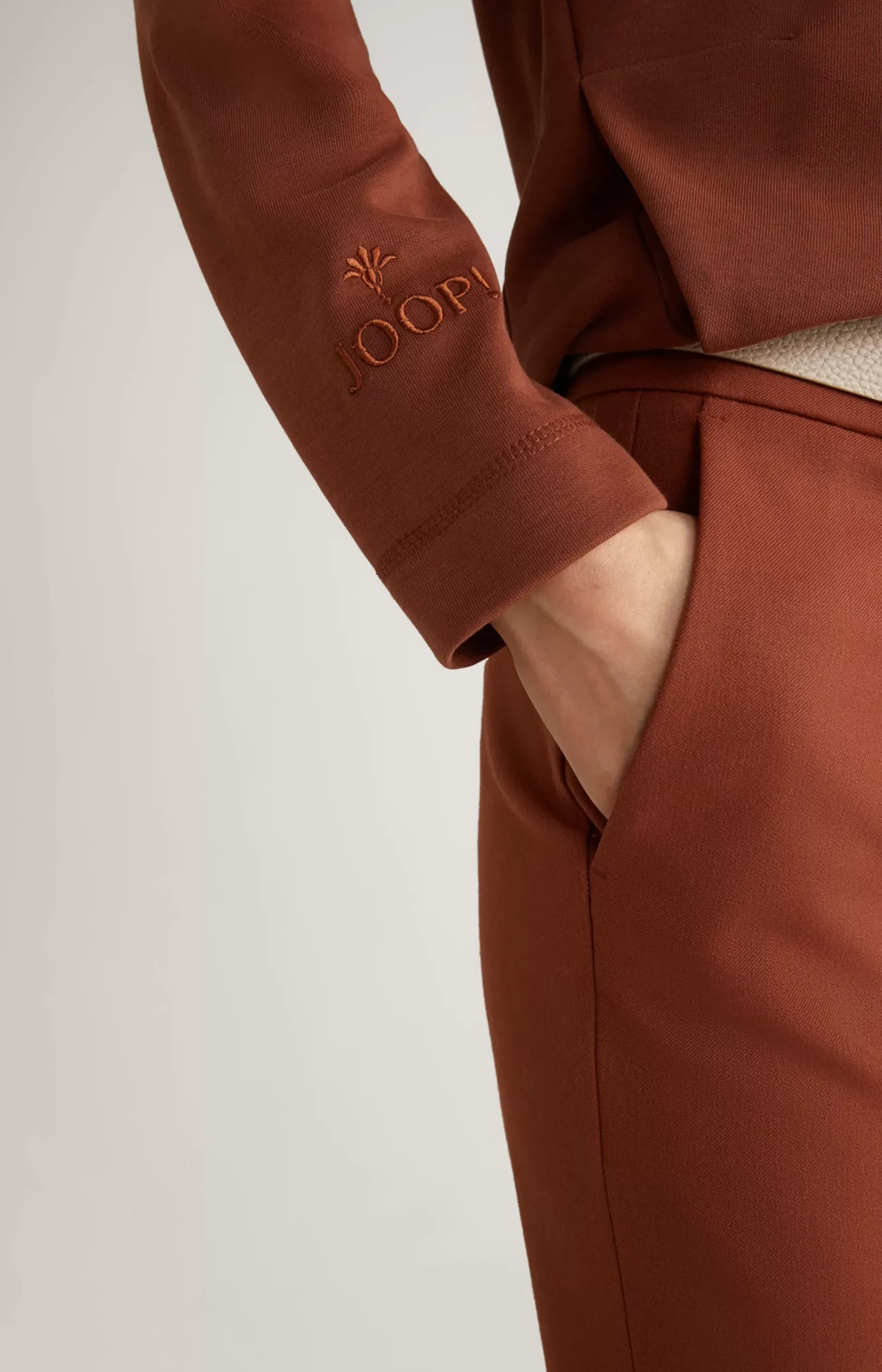 Hoodie in brown