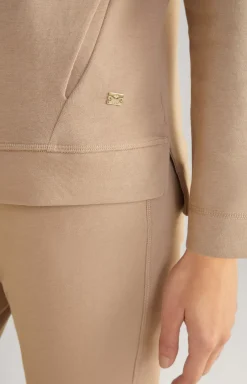 Hoodie in Light Brown