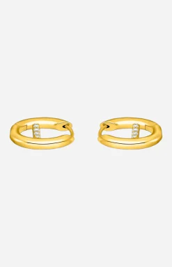 Hoop Earrings in Gold